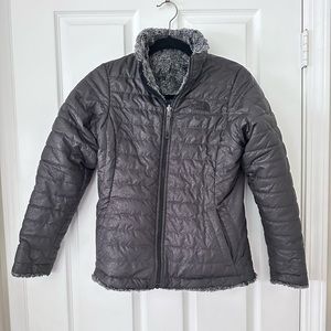 Girl’s North Face Reversible Puffer/Fleece Jacket